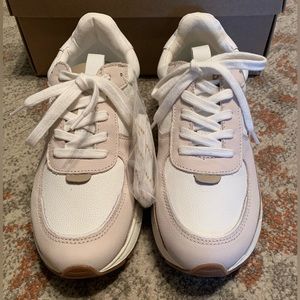Madewell Kickoff Trainer Sneakers in
Neutral Colorblock Leather MB857 Size 8